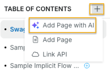 Add Page with AI Add Page with AI